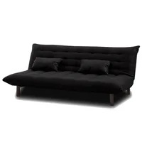 Sofá Cama Elegant Holanda Negro Ecocuero