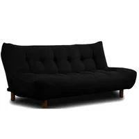 Sofá Cama Elegant Noruega Negro Microfibra