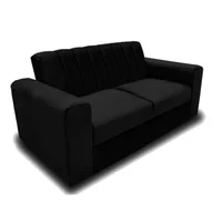 Sofá Cama Elegant Venecia Negro Ecocuero