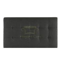 Cabecero Doble Zenit Elegant Negro Microfibra 140x140