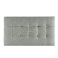 Cabecero Semidoble Zenit Elegant Gris Ecocuero 120x140