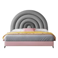 Cabecero King Aurora Elegant Gris Ecocuero 200x140