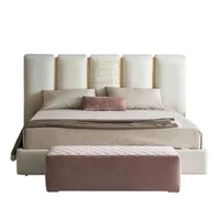 Cabecero Semidoble Aria Elegant Blanco Ecocuero 120x140