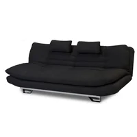 Sofá Cama Elegant Atenas Negro Ecocuero