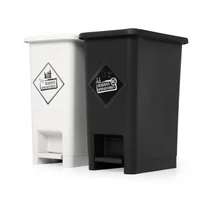 Punto Ecológico de 12lts con 2 Canecas de Reciclaje C/U Set X 4 Unidades