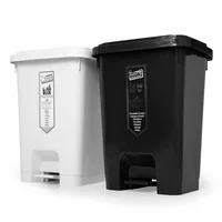 Punto Ecológico con 2 Canecas Reciclaje con Pedal 35L C/U Set X 3 Unidades