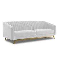 Sofá Elegant Charlotte Blanco Ecocuero