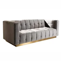 Sofá Elegant Sidney Gris Microfibra
