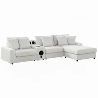 Sala Moderna Verona Elegant Blanco Microfibra
