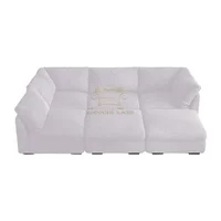 Sofá Cama Firenze Elegant Blanco Ecocuero