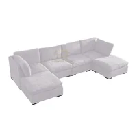 Sofá Cama Firenze Elegant Blanco Microfibra