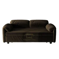 Sofá Cama Mónaco Elegant Café Ecocuero
