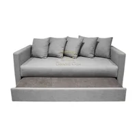 Sofá Cama Vogue Elegant Gris Ecocuero