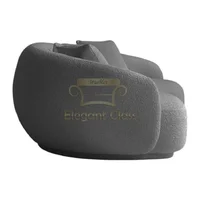 Sofá Moderno Aurea Elegant Negro Microfibra