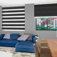 Cortina Elegance Screen Caracoli Negro 150X180 Cm Novelty Home