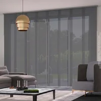 Panel Japonés Screen Gris Tempo Humo 250X230 Cm Novelty Home