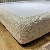 Forro Base Cama Ovejero Boucle Taupe