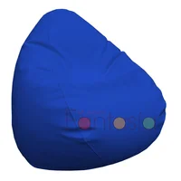 Puff Pera Cuerotex Grande Azul 110x90 cm