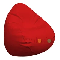Puff Pera Cuerotexgrande Rojo 110x90 cm