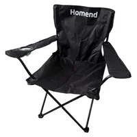 Silla Plegable para Camping Negra