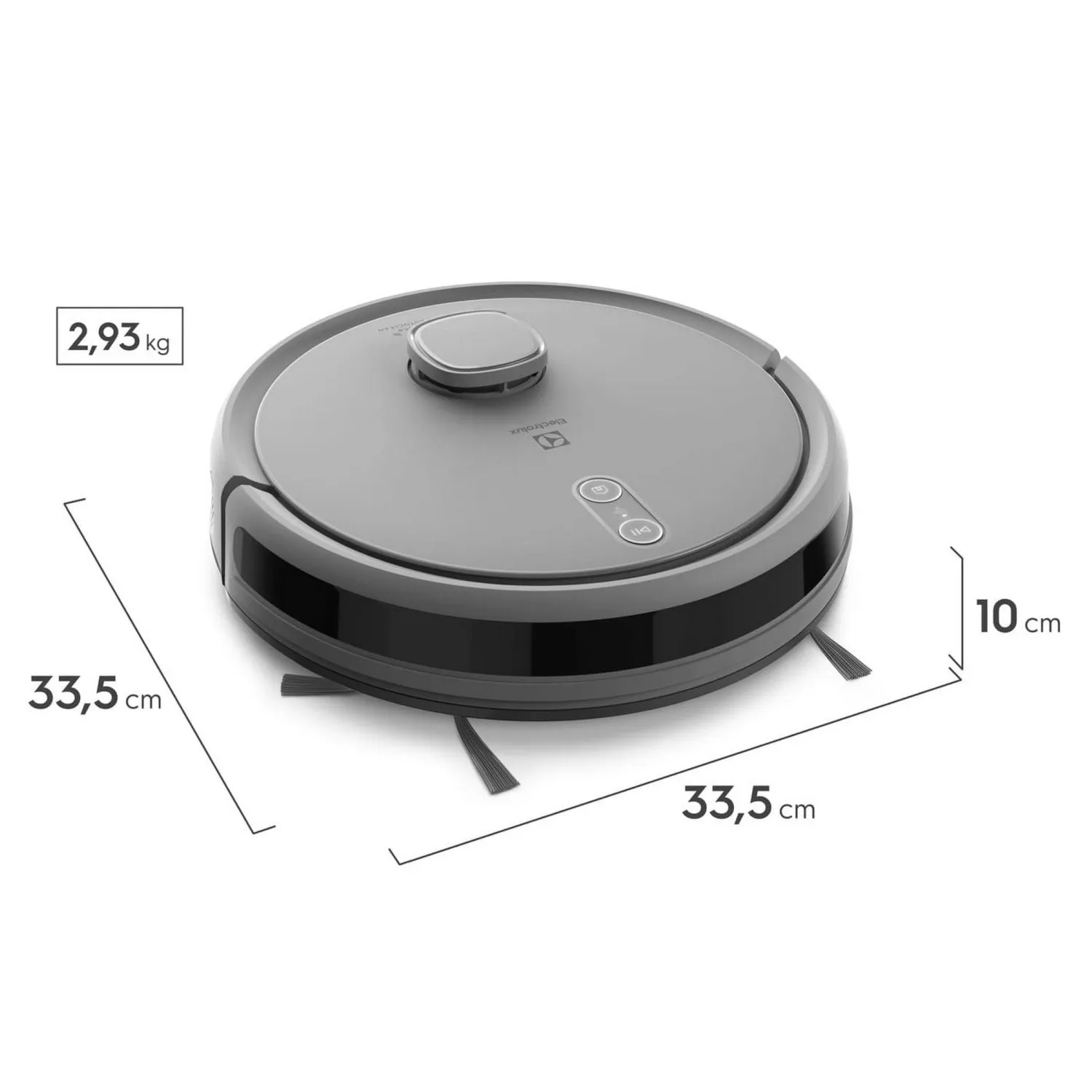 Aspiradora  Trapeadora Robot 4 en 1 con estación de descarga ERB80 Gris Electrolux