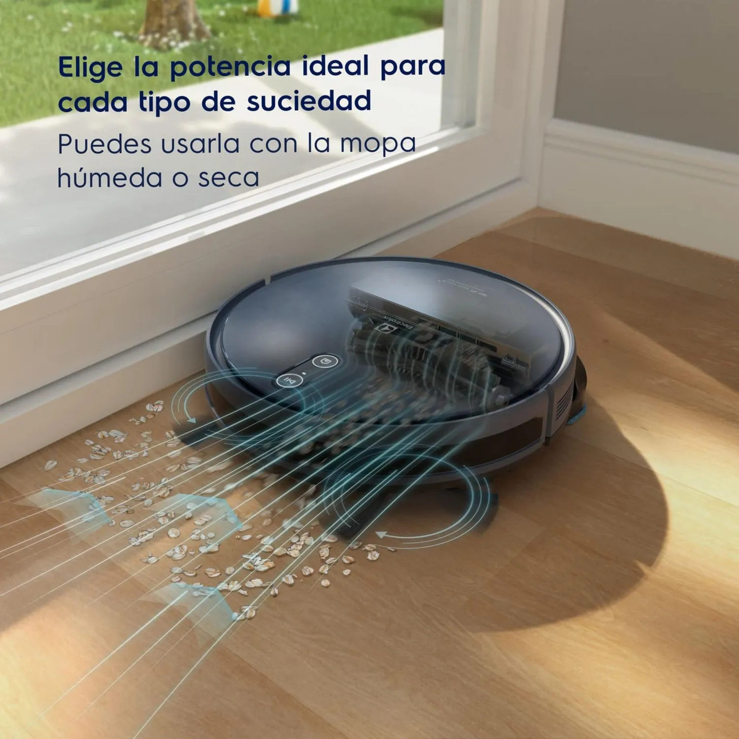 Aspiradora Trapeadora Robot 4 en 1 ERB44 Azul Electrolux 9