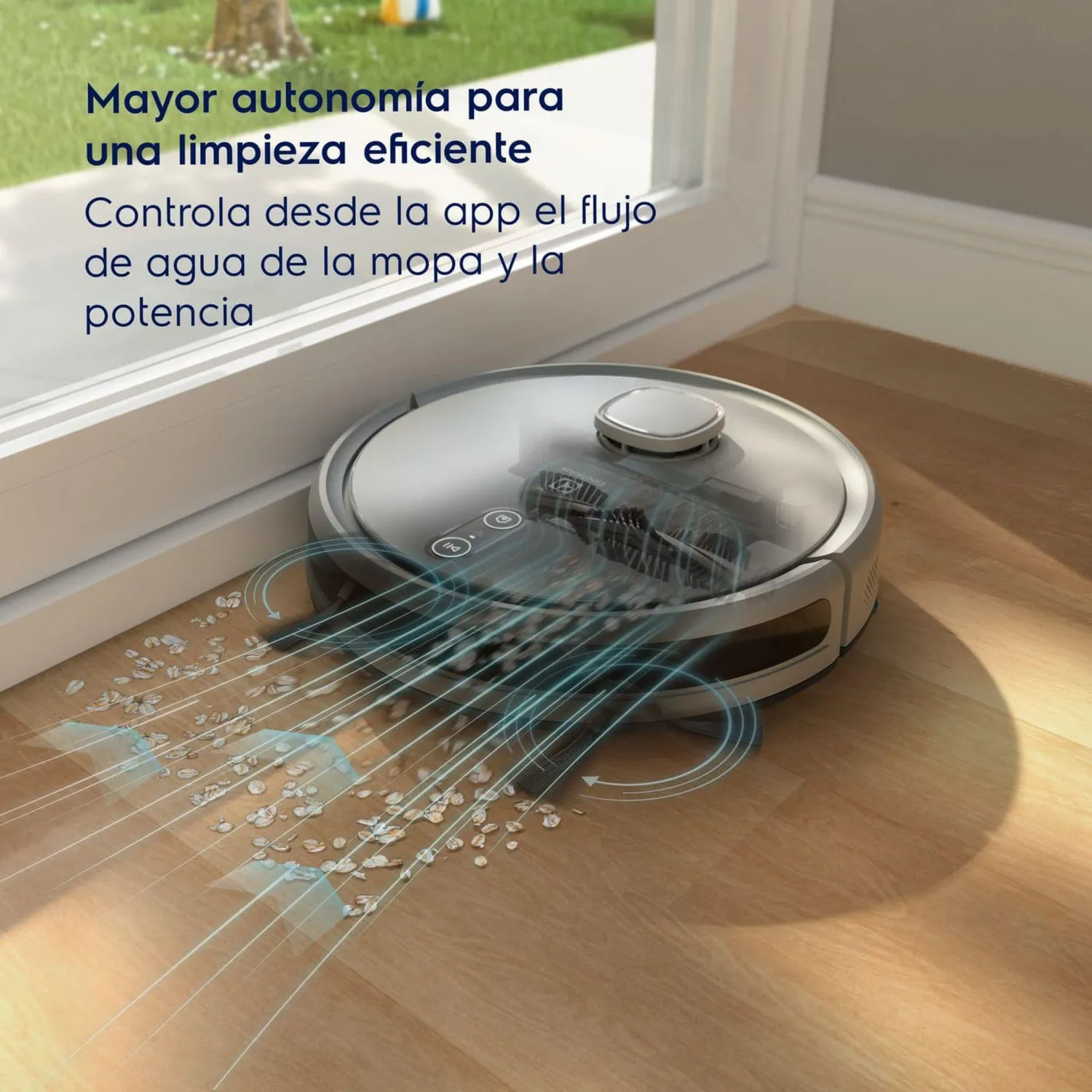 Aspiradora Trapeadora Robot 4 en 1 ERB62 Blanco Electrolux 7