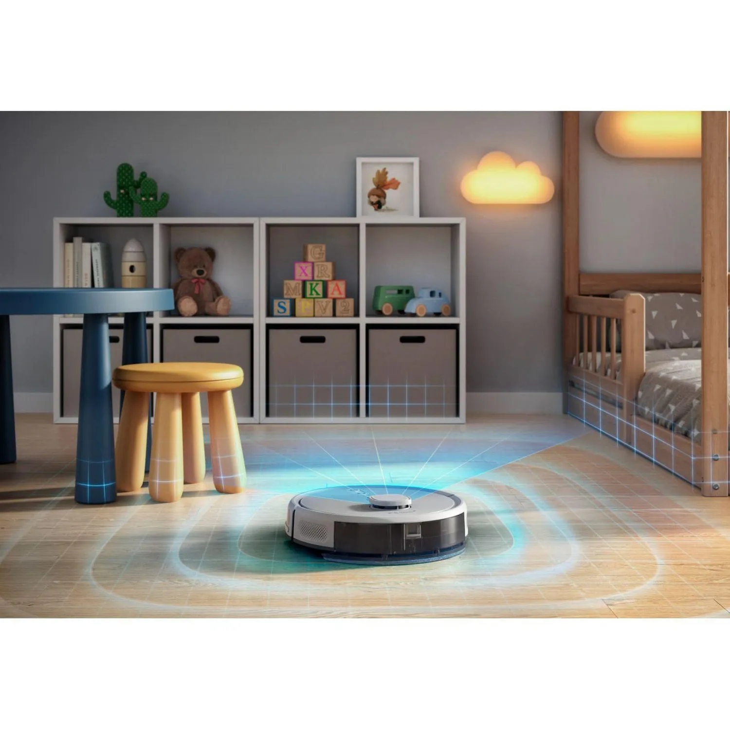 Aspiradora Trapeadora Robot 4 en 1 ERB62 Blanco Electrolux 8