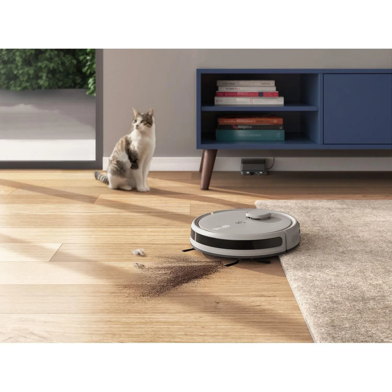 Aspiradora Trapeadora Robot 4 en 1 ERB62 Blanco Electrolux 10