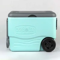 Nevera/Cava Insulada Ice Roller Std Colors Turquesa 40 Litros(42 Qts)