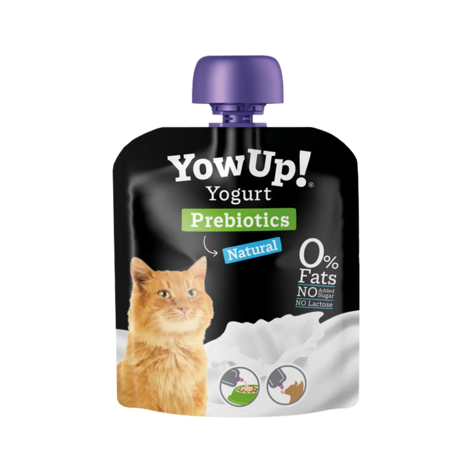 Snack Para Gato Cremoso Yowup Prebiotics 85G