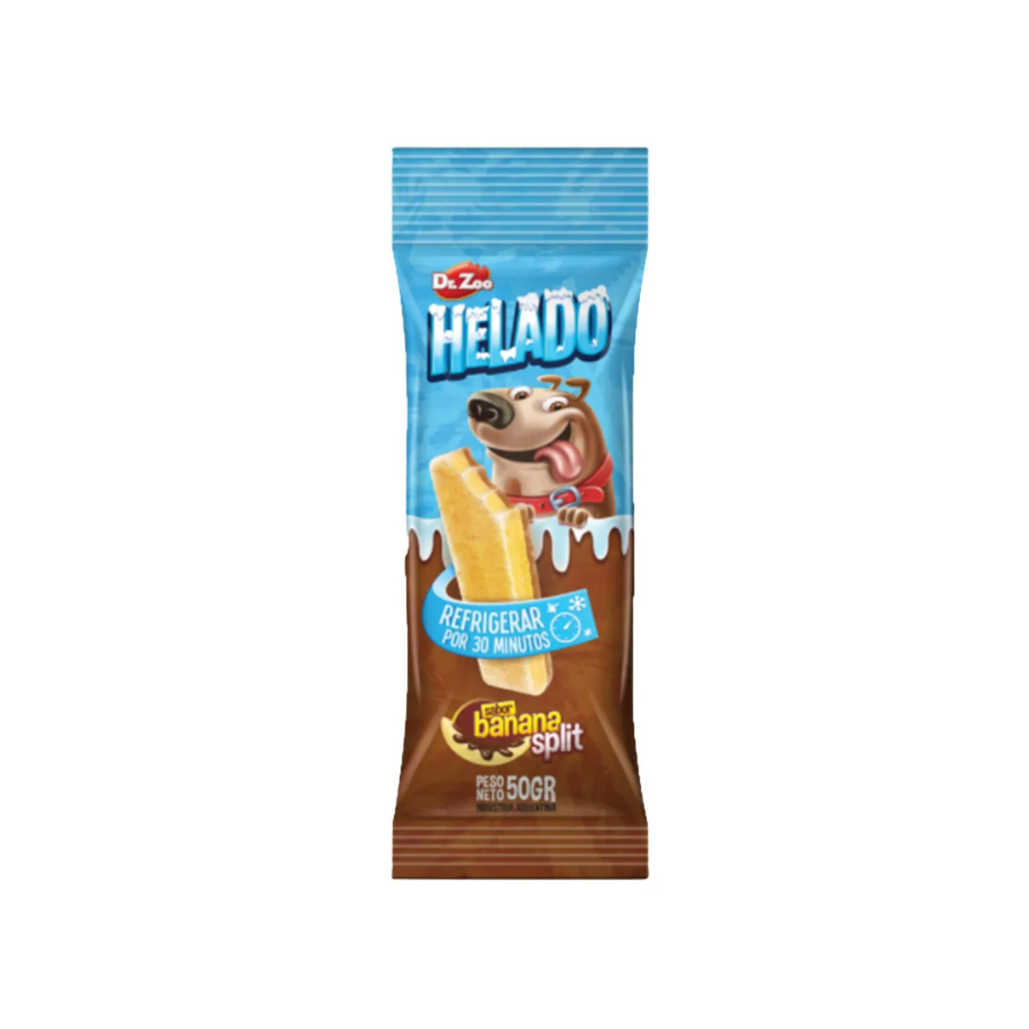 Helado Para Mascotas Banana Split 50g Dr Zoo