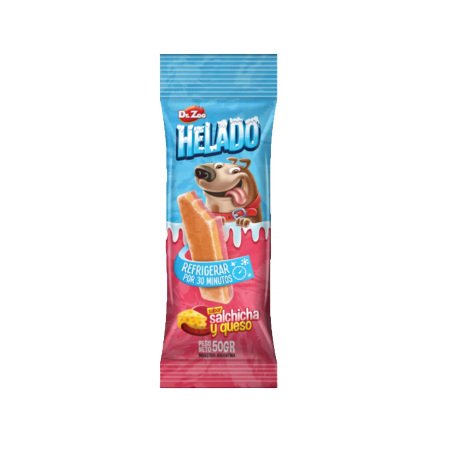 Helado Para Mascotas Salchicha Y Queso 50g Dr Zoo