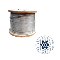 Cable Acero Alma Fibra 6x7 3/32" x 1.000 Mts Superior