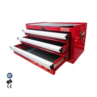 Gabinete Metálico para Herramientas 3 Cajones 68 x 43 x 67 cm United