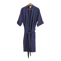 Bata baño 106 cm 320gr verano masculina azul