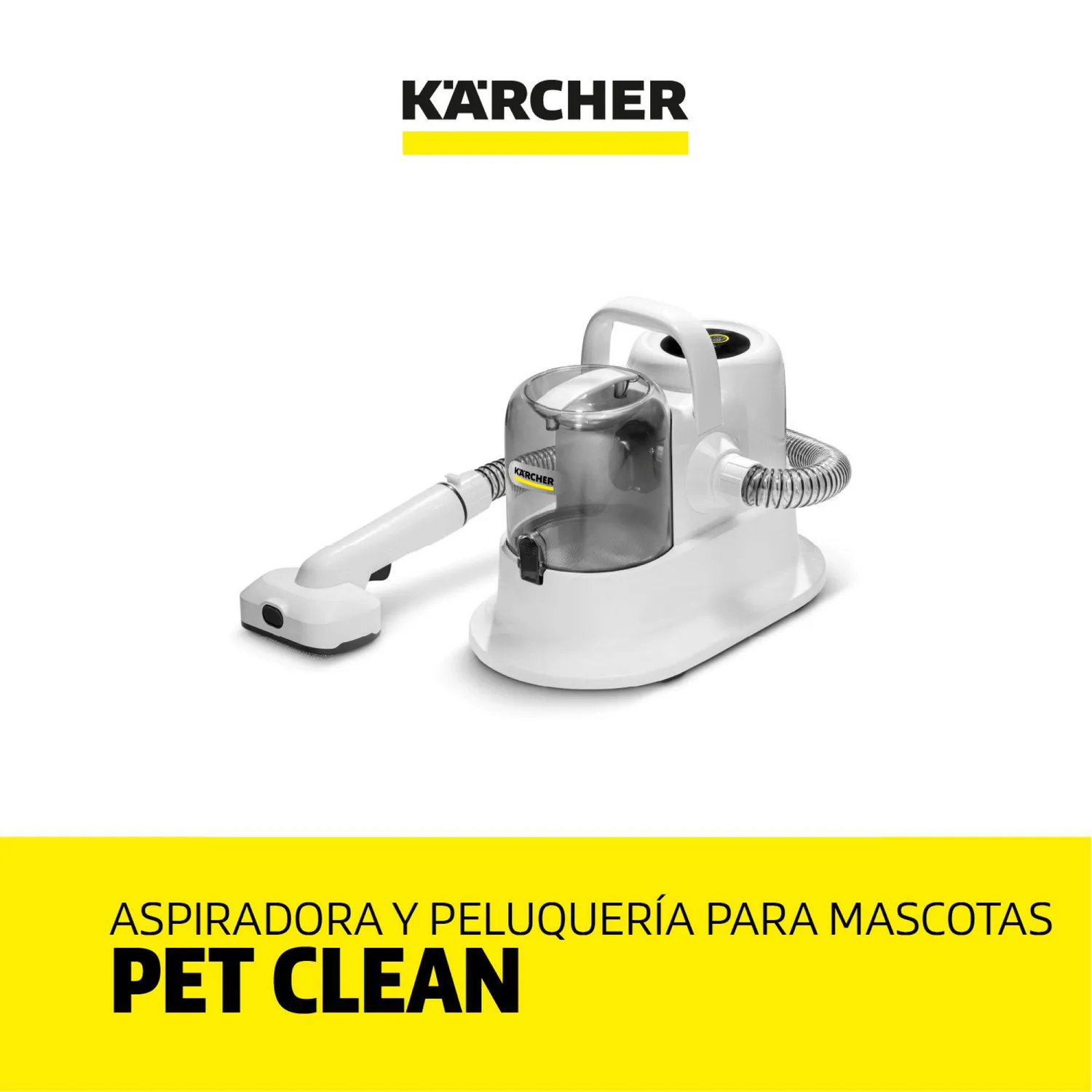Aspiradora para Mascotas Pet Cleaner Filtro Hepa 300 Watts Blanco