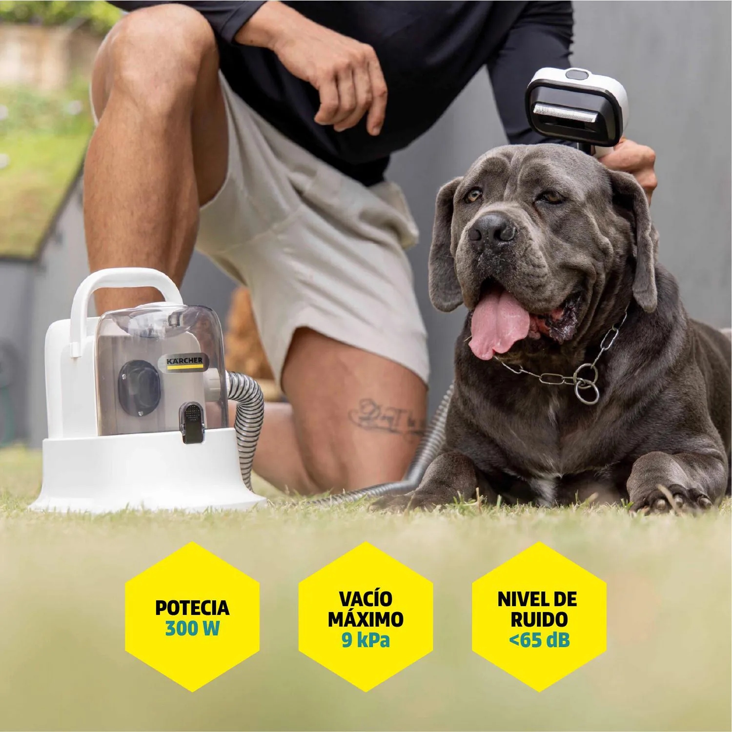 Aspiradora para Mascotas Pet Cleaner Filtro Hepa 300 Watts Blanco 7