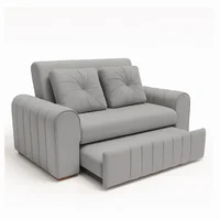 Sofa Cama Florencia Gris Claro