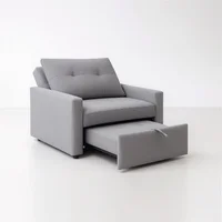 Sofá Cama Múnich 1 Puesto Gris Claro