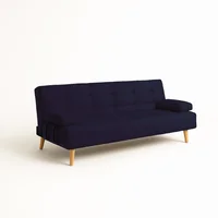 Sofá Cama Bilbao Azul Con Brazos