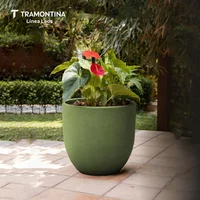 Matera Tramontina Laos En Polietileno Verde Oliva 45 Cm