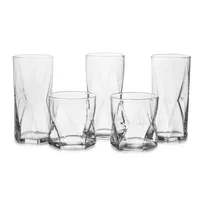 Set x8 Vasos Rombus 4-352ml y 4-465ml