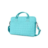 Bolso Cosmo Wiwu Azul Comp. Laptop 13” Impermeable Con Cremallera Protegida