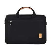 Bolso de Mano Wiwu Pioneer Negro Comp Macbook 15” Impermeable Correa Ajustable
