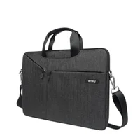 Bolso Wiwu City Commuter Negro Comp. Laptop 13.3” Impermeable Con Correa
