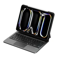 Teclado Magnético Wiwu Mk-003 Comp Ipad Pro 11 Pulgadas (2024). Trackpad + Luz Led