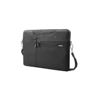 Bolso Wiwu City Commuter Negro Comp. Laptop 15” Impermeable Con Correa
