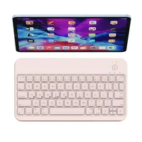 Teclado Bt Wiwu Rz-01rosado Ultraligero con Bat 8h Comp Ios. Android y Windows