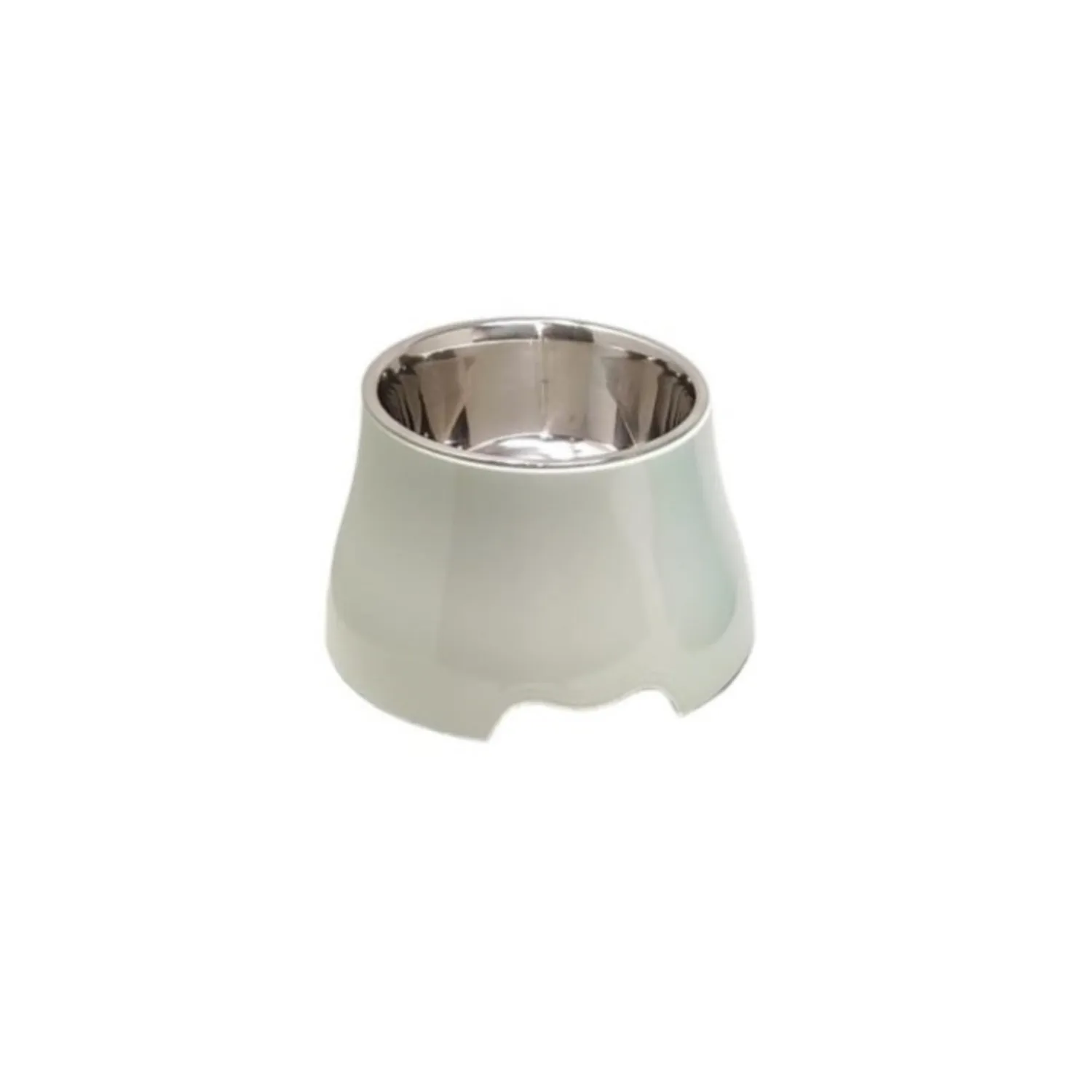 Comedero Alto Melamina Grande Nunbell Mascota Beige